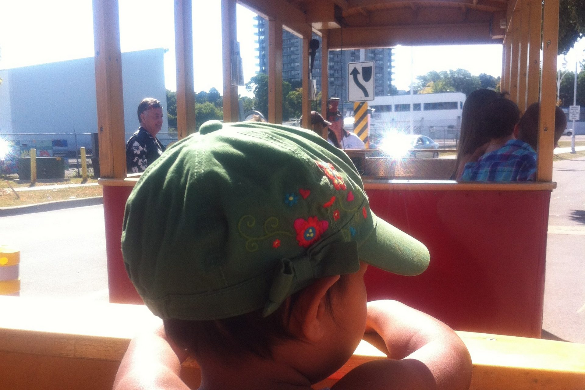 kid in hamilton waterfront trolley