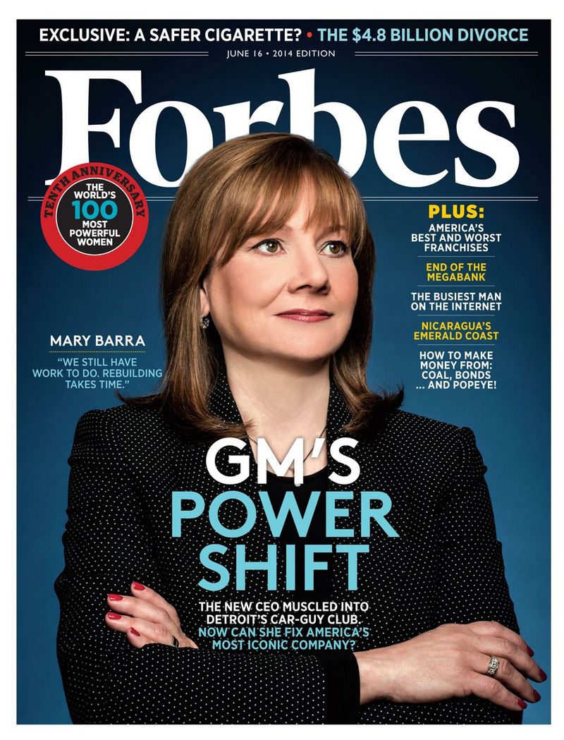 mary barra 2014 forbes cover