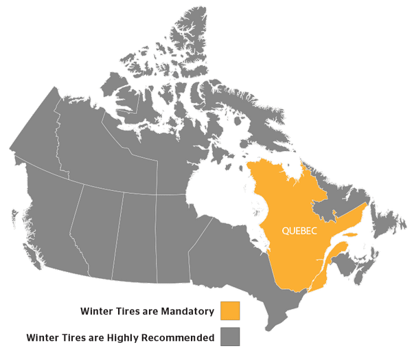 winter tires canada provinces